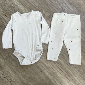 H&M Baby Girl’s Organic Cotton Set 6M